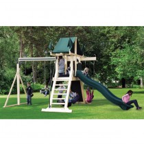 Swing Kingdom SK3 Vinyl Mountain Climber Swing Set - 4 Color Options